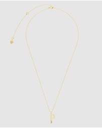 Wanderlust + Co - Alphabet Bubble Pendant Necklace - Letter P