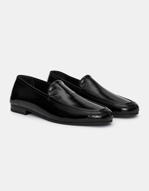 ARKET - Lacquered Leather Loafers - Women's