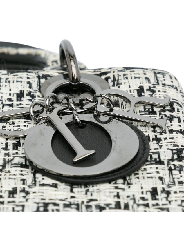 Pre-Loved by Azura Reborn - Pre-Loved Medium Tweed Lady Dior
