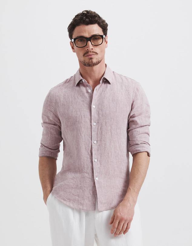 SABA - Anderson Classic Yarn Dyed Linen Shirt