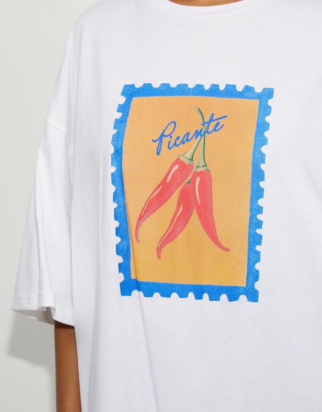 Dazie - Too Hot Oversized Graphic T-Shirt