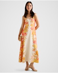 Forever New - Livvy Strappy Linen Midi Dress