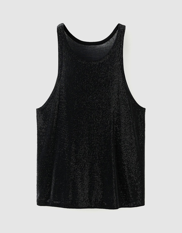 M.N.G - Halter Top With Crystals
