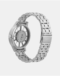 Jag - Gerroa Mens Blue Dial 43mm Silver Watch