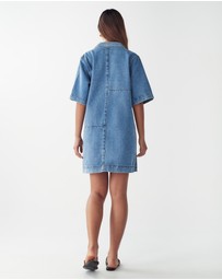 ST MRLO - Denim Shirt Dress