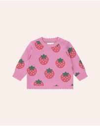 Huxbaby - Strawberry Fields Forever Pullover - Babies-Kids