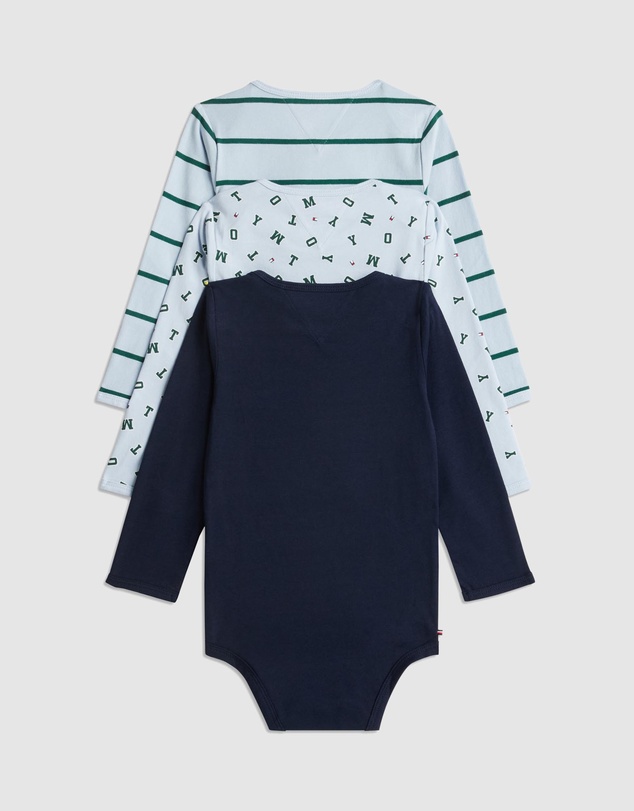 Tommy Hilfiger - 3 Pack Combi Bodysuit LS - Babies