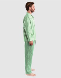 Sant And Abel - Men’s Braddock Green Long PJ Set