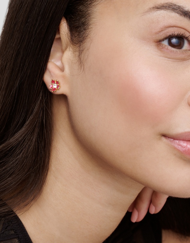 Ted Baker - PETI: Painted Flower Stud Earrings