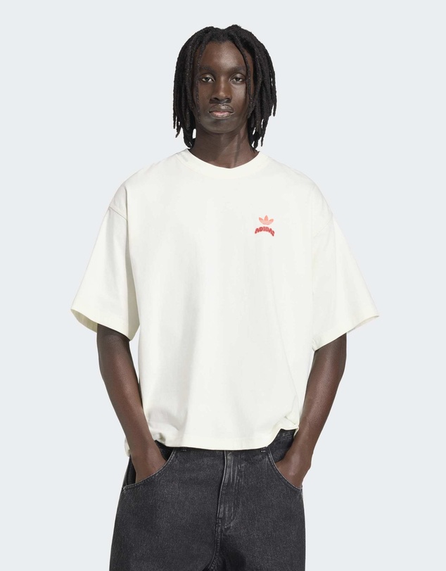 adidas Originals - Pixelated Burger Character Graphic T-shirt Mens