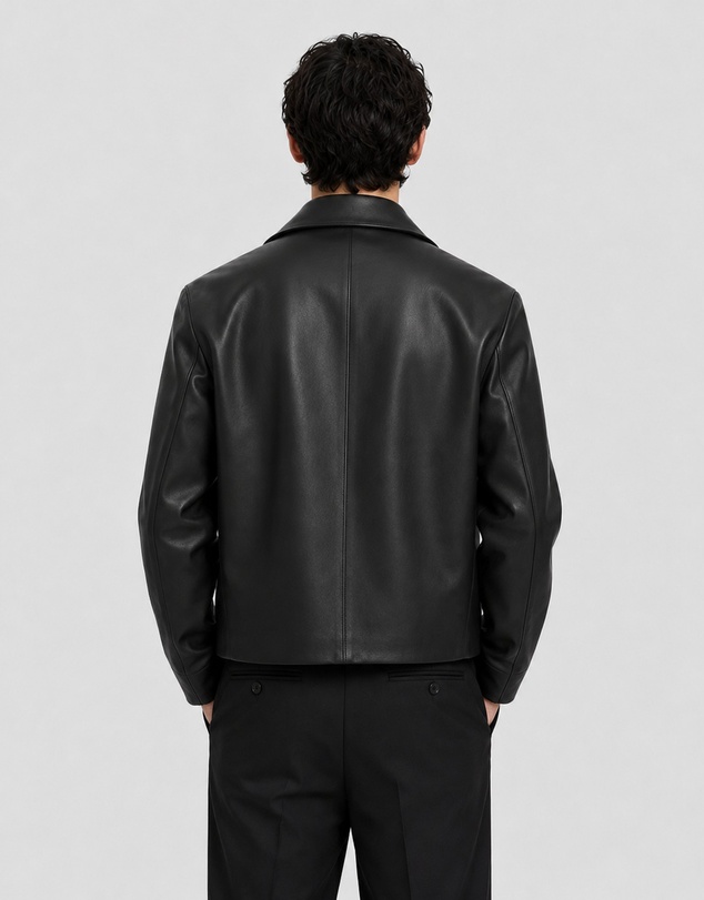 Justin Cassin - Solomon Faux Leather Jacket