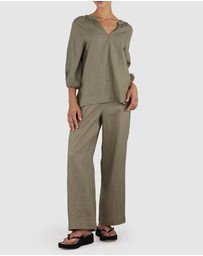 Amelius - Telopea Linen Blouse