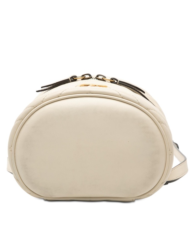 Pre-Loved by Azura Reborn - Pre-Loved Mini GG Marmont Matelasse Leather Round Backpack