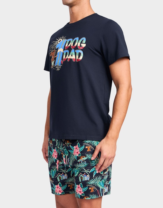 Mitch Dowd - Mitchdowd Palm Pups Short Sleeve Pyjama Set