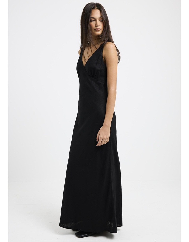Subtitled - Kaia V Neck Midi Dress