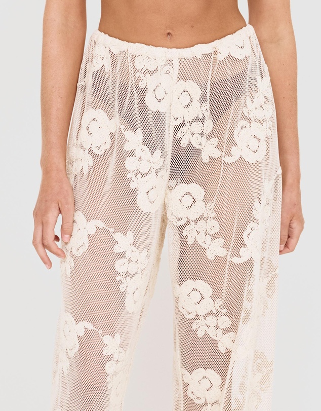 MINKPINK - Zephyra Embroidered Net Pants