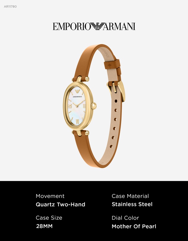 Emporio Armani - Brown Analogue Watch