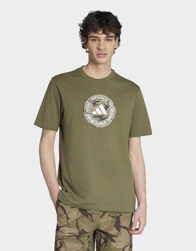 adidas Sportswear - CAMO CIRCLE GRAPHIC T-SHIRT Mens