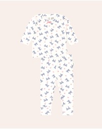 Huxbaby - Hearts And Bows Long Sleeve Pyjama Set - Babies-Kids