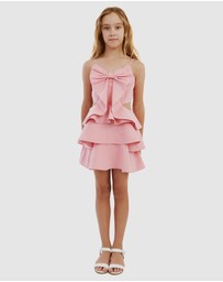 Bardot Junior - Tulip Bow Dress - Kids-Teens
