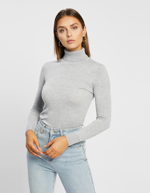 Atmos&Here - Kate Wool Blend Turtle Neck Knit Jumper
