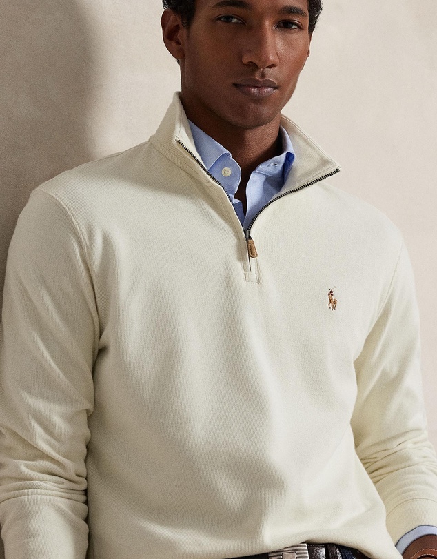 Polo Ralph Lauren - Estate-Rib Quarter-Zip Pullover - ICONIC EXCLUSIVE