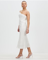 Third Form - Paisley Bias One Shoulder Midi Dress