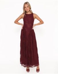 Petal & Pup - Denny Maxi Dress - Burgundy