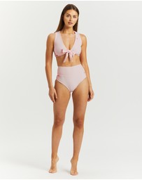 Fiola Rose Swim - Leilani High Waisted Bottoms