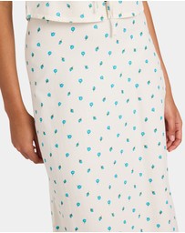 RVCA - Womens Rose Bud Annika Midi Skirt