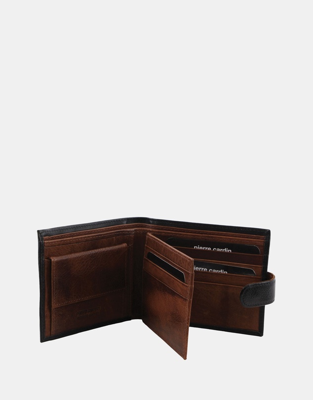 Pierre Cardin - Pierre Cardin Italian Leather Men's Two Tone Wallet
