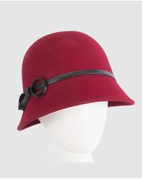 Max Alexander - Felt Red Fashion Bucket Hat