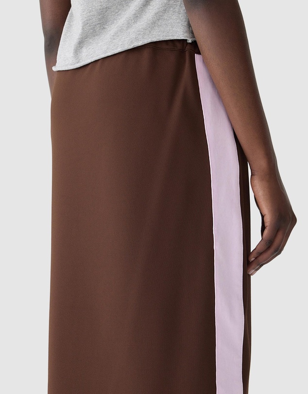 Bassike - Pique Stripe Detail Skirt