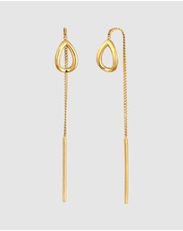 Elli Jewelry - Earrings Hanger 925 Sterling Silver Gold-Plated