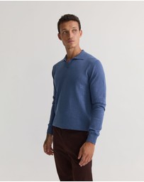 Oxford - Dominic Open Polo Collar Knit