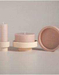 porter green - flipp sml silicone unbreakable candle holder set