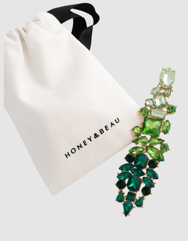Honey and Beau - Mika Crystal Earring