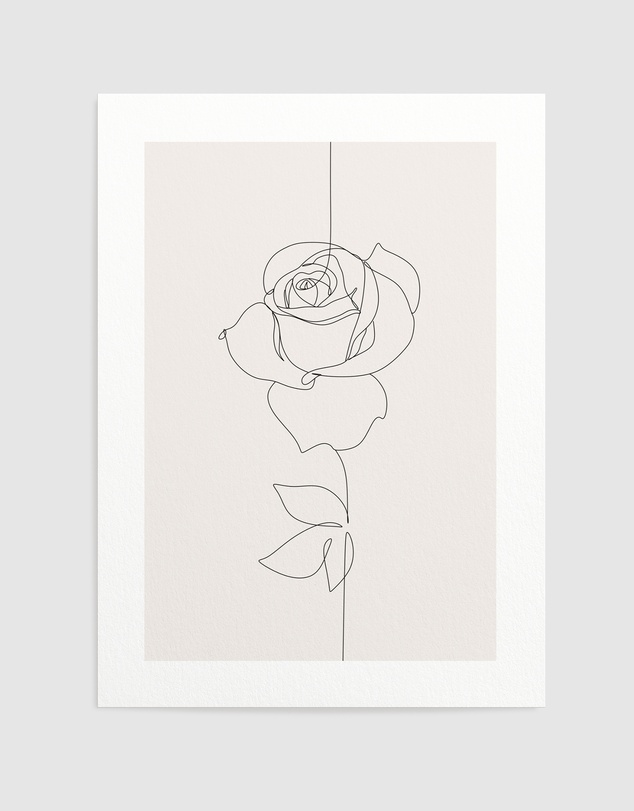 Olive et Oriel - Line Figure IV Art Print