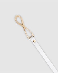 Belle & Bloom - London Mood Leather Tie Belt