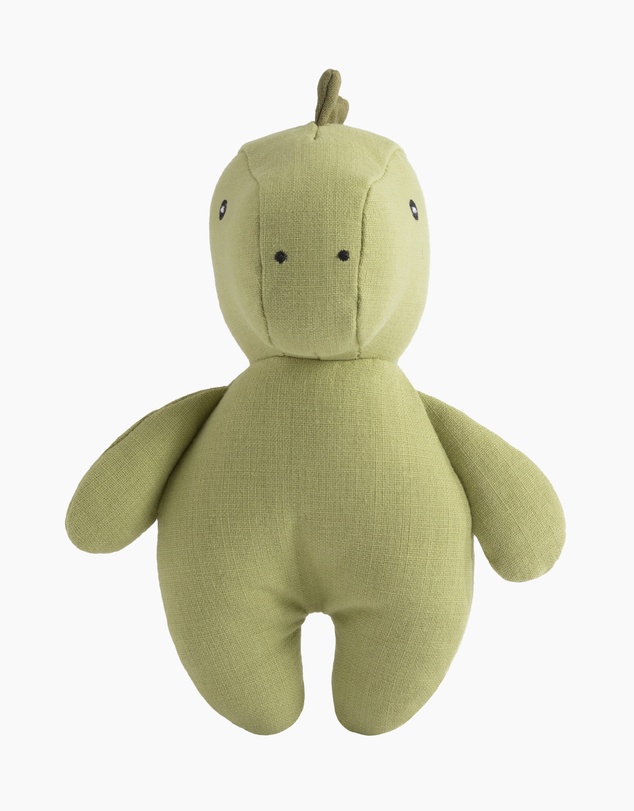 Living Textiles - Small Linen Animal - Dennis the Dinosaur