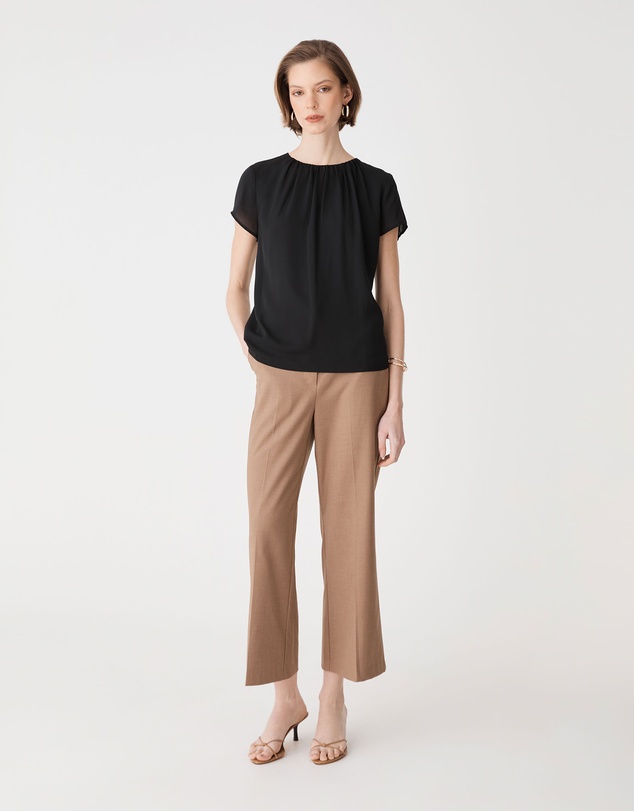 Forcast - Angela Gathered Neck Top