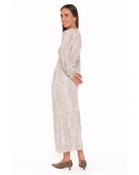 Petal & Pup - Clemens Mesh Maxi Dress - Snake Print