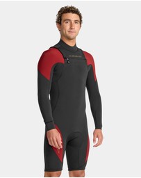 Quiksilver - Mens 2/2mm Mercury Front Zip Long Sleeve Springsuit