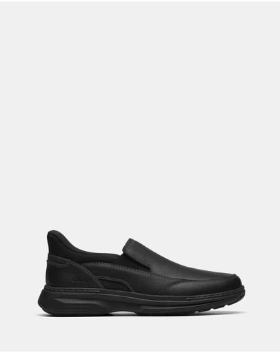 Clarks - Craftwell Step Black Tumbled