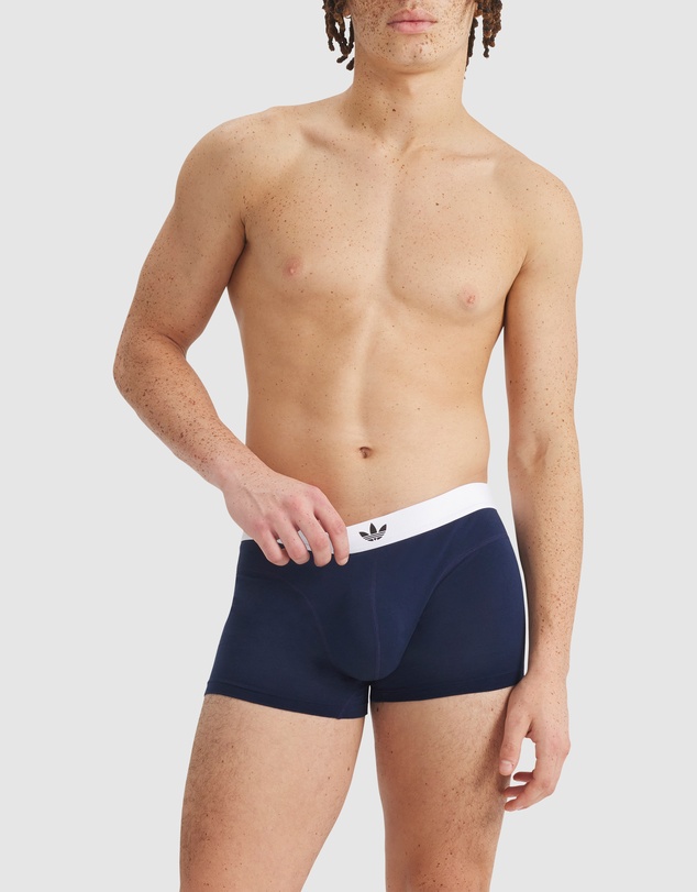 adidas Originals - 2 Pack Comfort Flex Cotton Body Lines Trunk Underwear