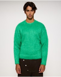 SUNNEI - Hairy Knit Round Neck Sweater
