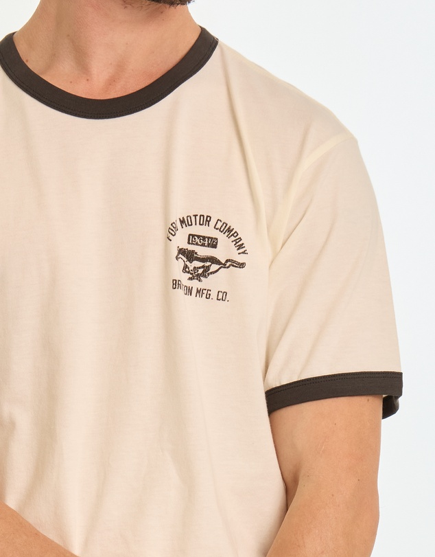 Brixton - Ford Mustang Ringer Short Sleeve Tee