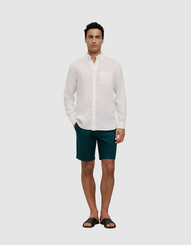 Trenery - Stretch Cotton Sateen Short