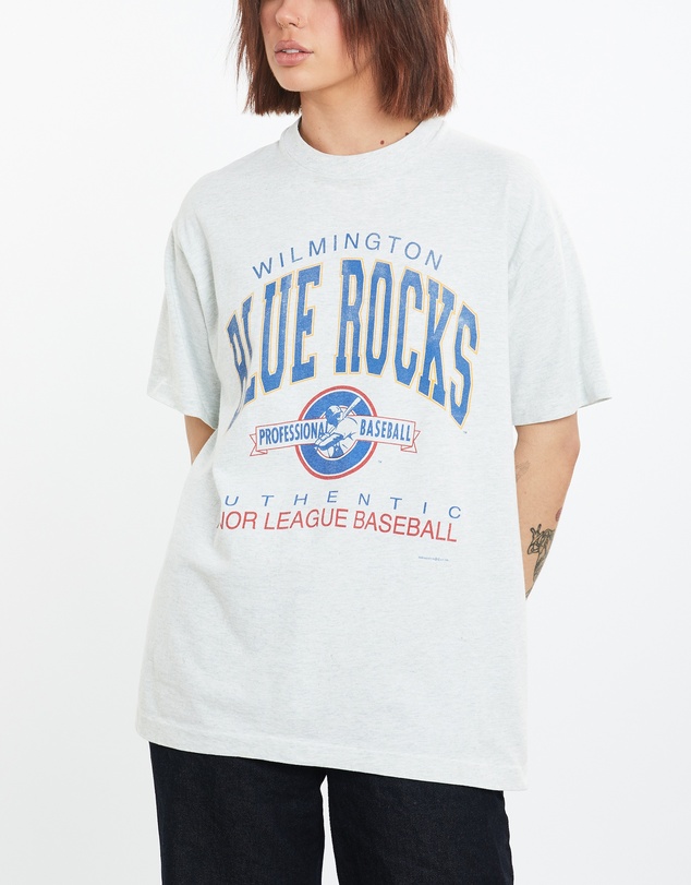 Vintage by The Real Deal - Pre Loved - 1995 MLB Wilmington Blue Rocks Tee