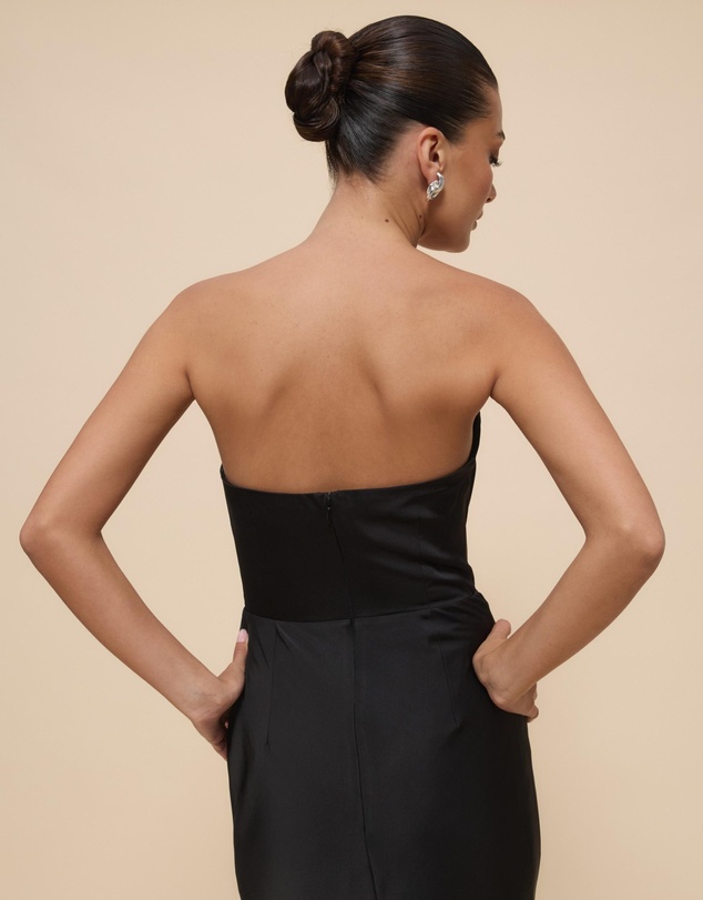 Revibe - Repaired CHANCERY Jada Strapless Corset Maxi Dress - AU 8